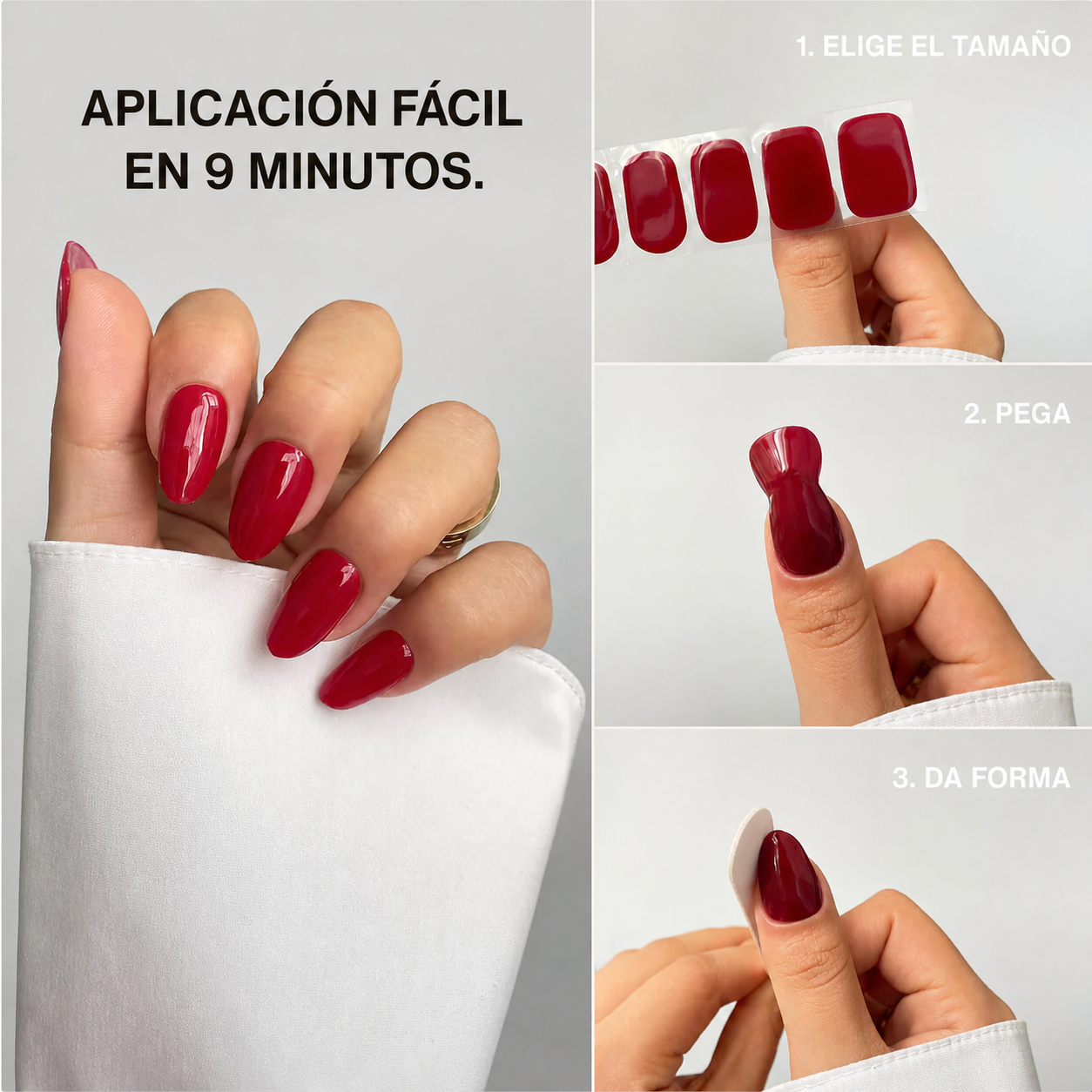 Kit rutina - uñas de gel Glossy Saint®