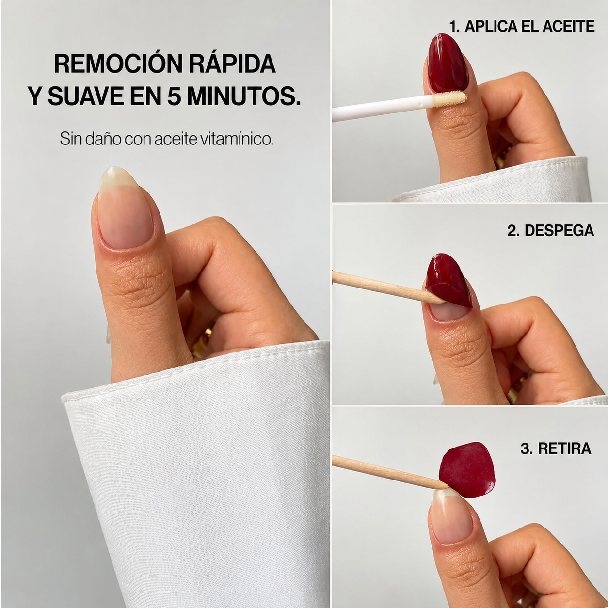 Kit rutina - uñas de gel Glossy Saint®