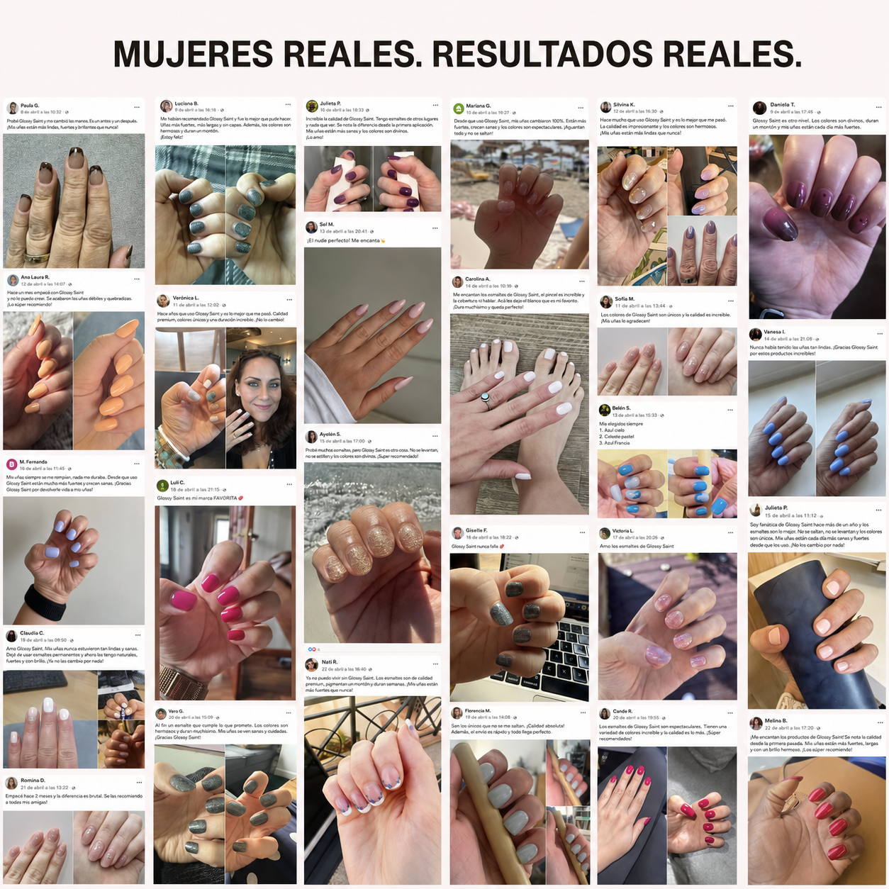 Kit rutina - uñas de gel Glossy Saint®
